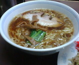 築地 中華 ラーメン ふぢの 半チャンラーメン