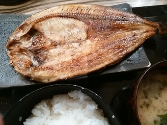 越後屋 甚内 カレッタ汐留 ランチ とろ真ほっけ定食一尾
