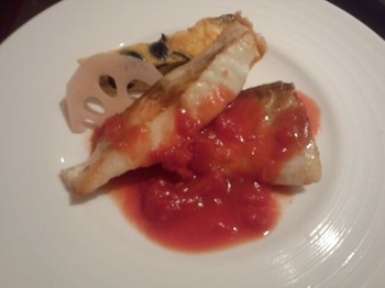 銀座 コルポデラストレーガ ランチ 魚料理