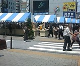 新橋SL広場古本市