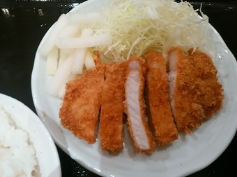 汐留 とんかつまるや ランチ ロースカツ定食
