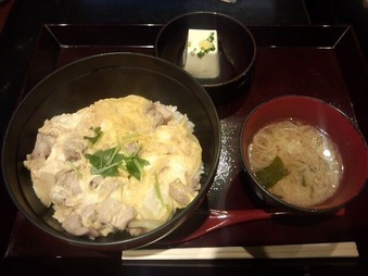 新橋 楽串庵 らくしあん 親子丼定食 ランチパスポート