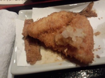 京橋 松輪 ランチ アジフライ