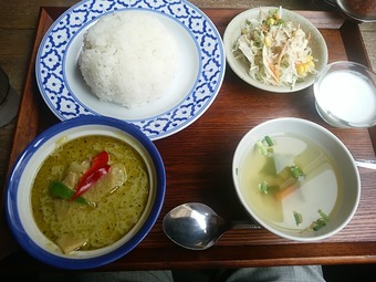 新橋 タイ象 ランチ グリーンカレー
