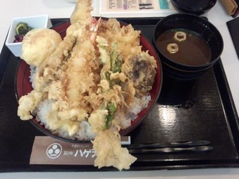 小ハゲ天 銀座店 ランチ スペシャル天丼