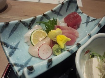 銀座 さら双樹 ランチ 刺身定食
