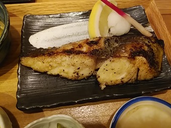 新橋 魚焼男 ランチ 焼魚定食 鰆サワラ西京焼