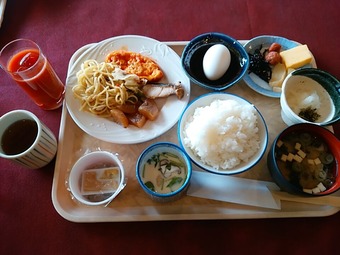 富士カントリー笠間クラブ 朝食バイキング