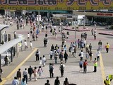 動く歩道から
