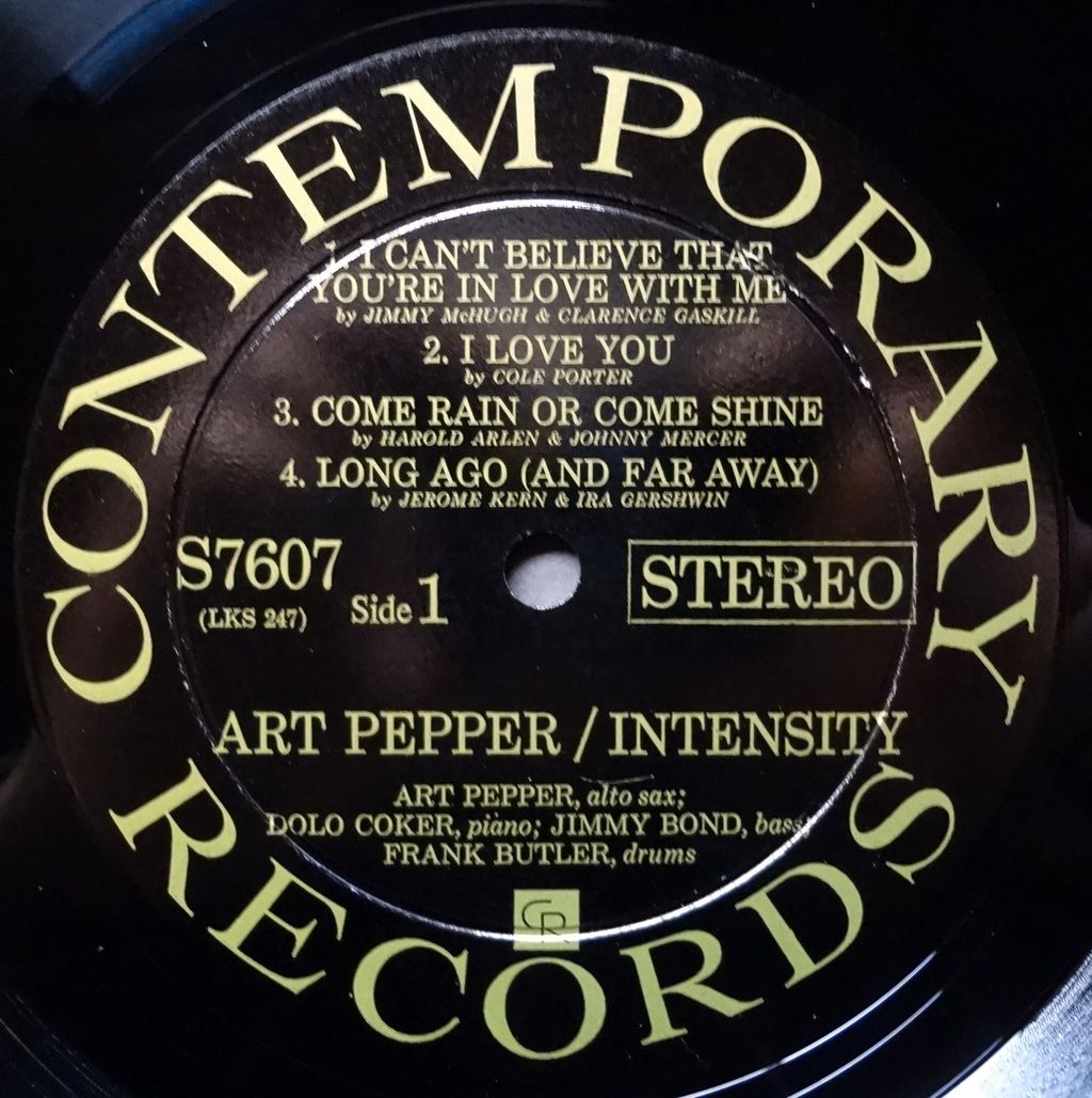 Art Pepper Intensity Art Pepper Intensity