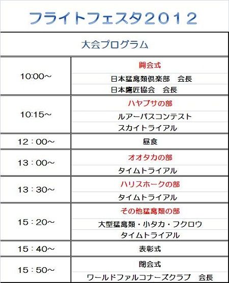 フライトフェスタプログラム
