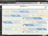 計画停電週間予定