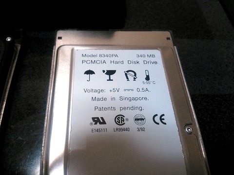 PCMCIA HDD 340MB