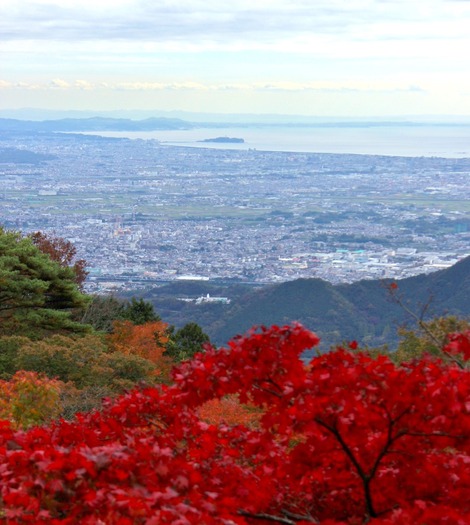 大山から江の島を望む