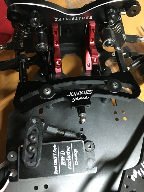 JÄGER.2スライドラック取り付け : JUNKIES@yama ラジコン2駆ドリフト日記