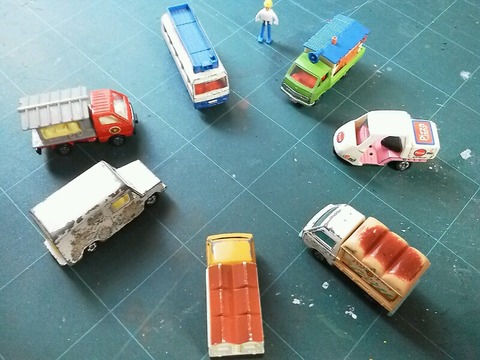 あつまった！トミカたべもの販売車セット : トミカ解体所