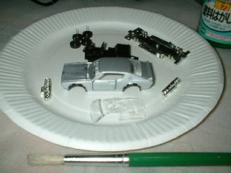 メッキ風トミカを作ってみた : トミカ解体所