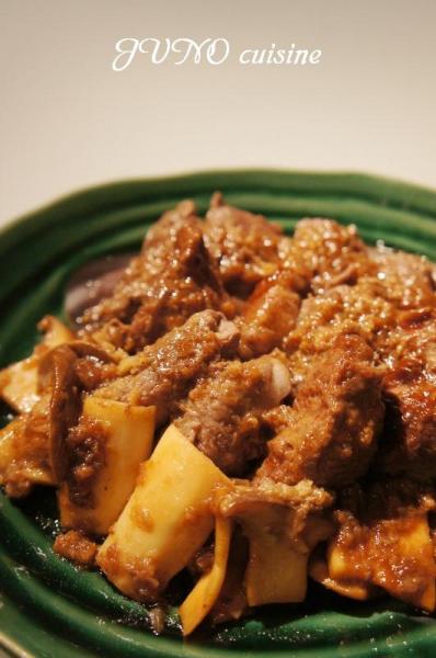 ☆牛肉の生姜焼き~新たまねぎ巻き巻き~☆