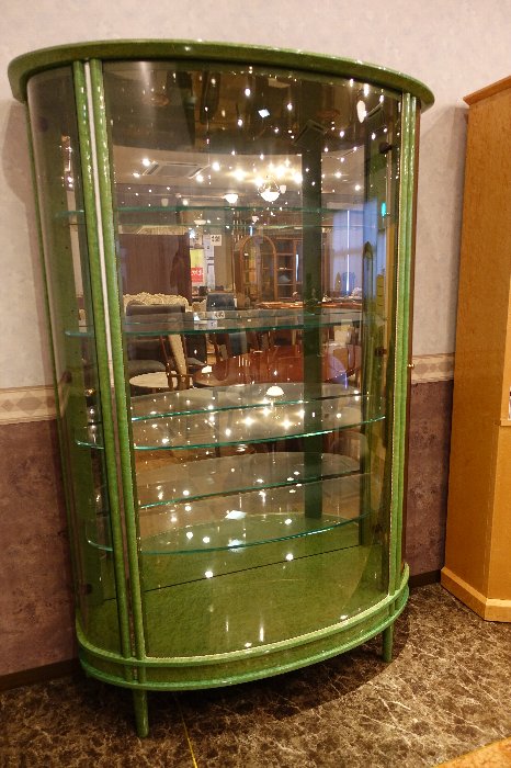 松岡家具 バーズアイメープルキャビネット コレクションケース キュリオケース 松岡家具 バーズアイメープルキャビネット コレクションケース