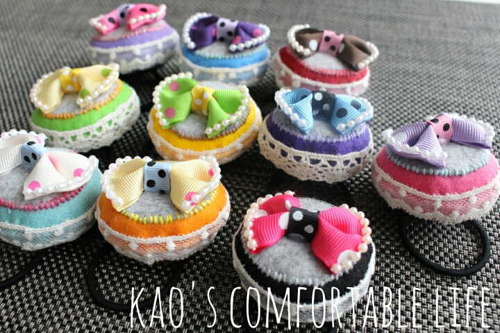 新作ヘアアクセ マカロン風へアゴム Kao S Comfortable Life