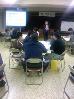 河津町商工会・BCP講習会の様子