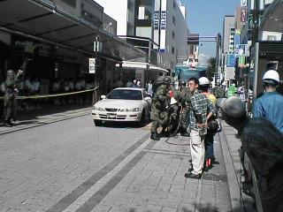 080901呉服町通りに自衛隊