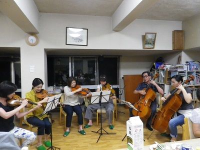 打ち上げで1