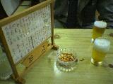天哲でビール