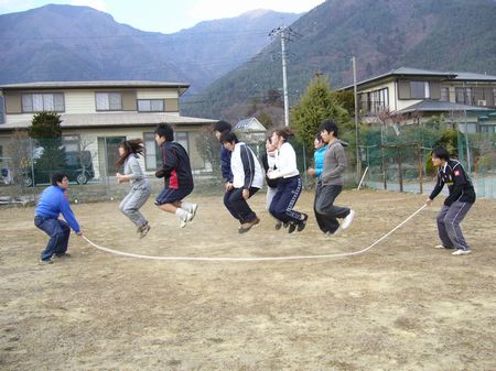大縄跳び