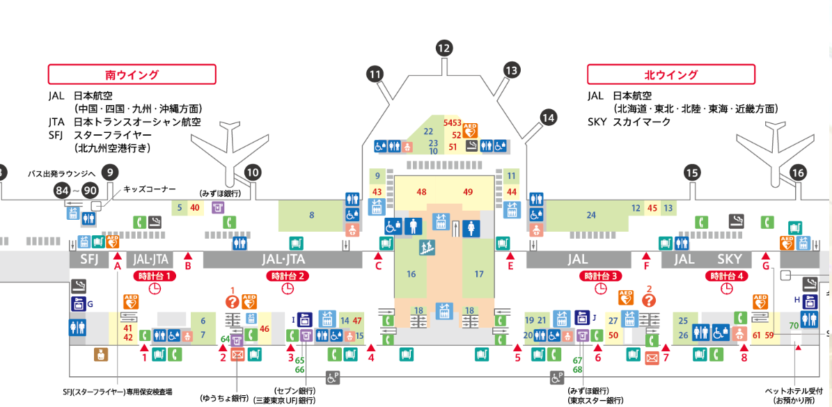 羽田空港マップ