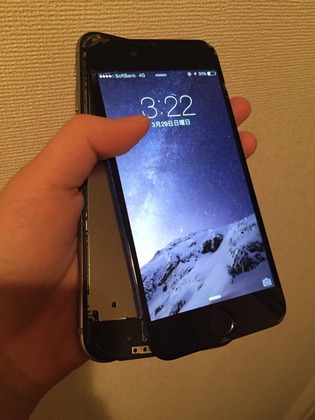 iPhone6が壊れています