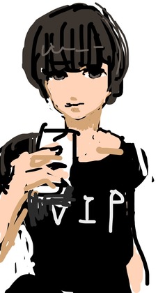 iPhoneで描いた絵