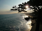 071006夕陽の桂浜2