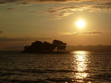 宍道湖夕日1