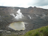 新燃岳火口湖