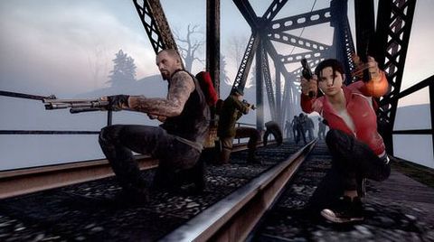 ゾーイがバットでゾンビを殴打 Left 4 Dead 2 上で前作l4dが遊べるmodが登場 ゲーム動画センター