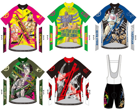 サイクルジャージ キン肉マン キン肉マン×J SPORTS「コラボサイクルジャージ」を5種類発売