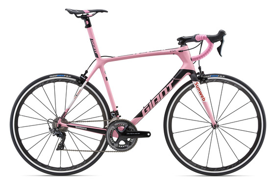 GIANTがマリア・ローザカラーのロードバイク「￼TCR ADVANCED SL