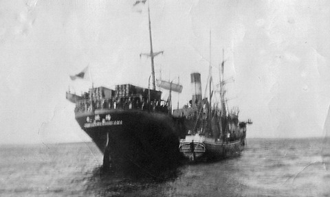 Yomei maru in the Baltic Sea