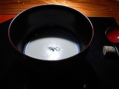 ヤツガシラのクリームスープ