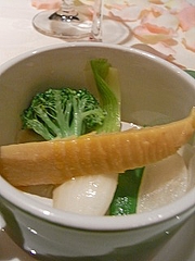 付け合わせの野菜