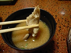 あらの味噌汁