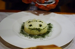 コシヒカリのおかゆ・ハバパウダー添え