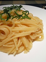 明太子のパスタ