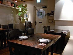 オステリア・ガット店内