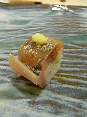 鯵の棒寿司