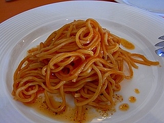 御開帳記念期間限定パスタ 信濃七味パスタ