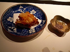 桜エビと玉ねぎのかき揚げ 麩屋町三条