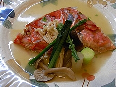 金目鯛のスープ仕立て
