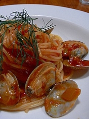 ボンゴレのパスタ